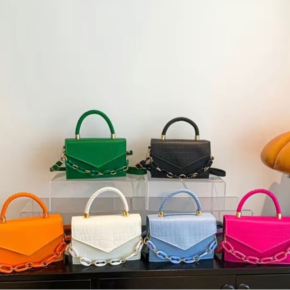 Niche chic small square bag